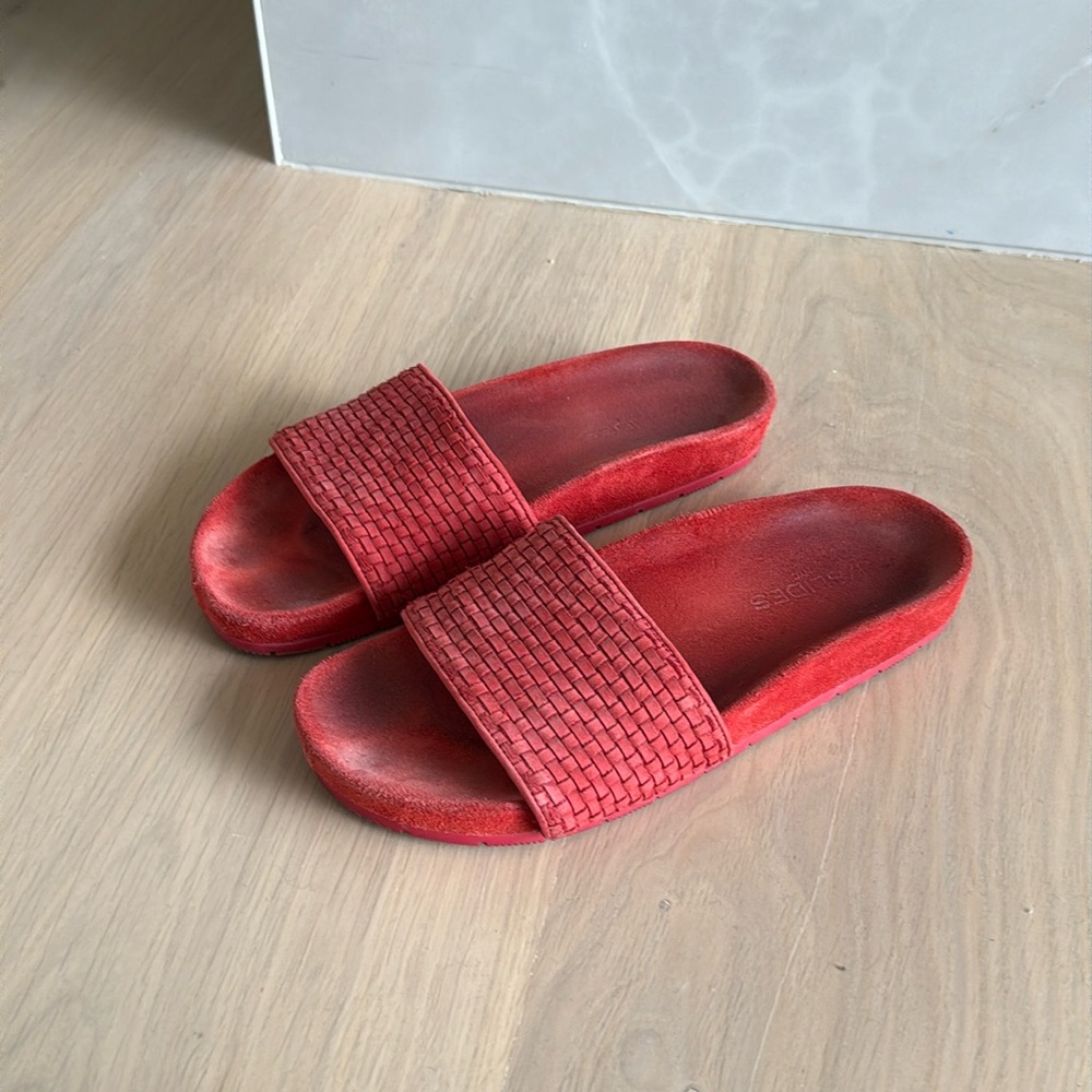 Red slides women (J Slides)